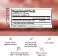 Codeage Grass Fed Beef Liver Supplement Superfood ze Dried Non-Defatted Desiccated Beef Liver Glandulars Bovine Pills Pasture Raised Beef Vitamins Non-GMO Liver Meat 180 Capsules