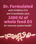 Garden of Life Dr. Formulated - Acidophilus Probiotic Supports Urinary Tract Health Digestive Balance - Gluten Dairy And Soy-Free 60 Count