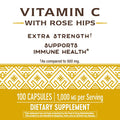 Nature'S Way Vitamin C 1000 Mg With Rose Hips, 1000 Mg Per Serving, 100 Capsules, Pack Of 2
