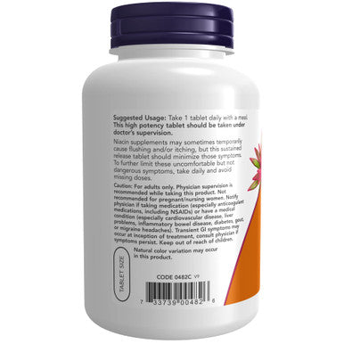 NOW Niacin 500 mg 250 tabs