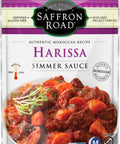 Saffron Road Coconut Curry Simmer Sauce | Globally Inspired Simmer Sauce | Gluten-free, Vegetarian, Non-GMO, and Certified Halal and Kosher | 7.0oz Pouch | Pack of 4