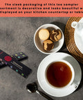 Ceremonie Tea Premium Gourmet Herbal Teas Variety Pack - her Tea Set - Assorted Tea Sampler 12 Individually Wrapped Silky Mesh Herbal Teas & Blend Bags | Single Serve Pouches