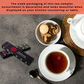 Ceremonie Tea Premium Gourmet Herbal Teas Variety Pack - her Tea Set - Assorted Tea Sampler 12 Individually Wrapped Silky Mesh Herbal Teas & Blend Bags | Single Serve Pouches