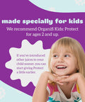 Organifi Kids: Protect - Everyday Immune Support For Kids With Elderberry, Acerola Cherry And Zinc - Berry Flavored Immunity Powder - Plant-Based, Vegan, And No Gluten, Dairy Or Soy - 15 Servings