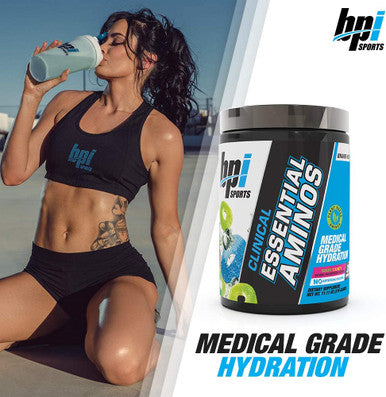 BPI Sports Clinical Essential Aminos Keto Friendly Essential Amino Acids (EAAs) Recovery, Muscle Growth, Hydration Sour Candy 30 Servings 11.11 oz