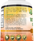 Naturalife Labs A Higher Standard Vitamin C 1,700 Mg With Vitamin D3, Zinc, Elderberry, Ginger Root - Maximum Strength Multi System Immune Support- 100 Veggie Capsules