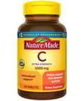 Nature Made Extra Strength Vitamin C 1000 Mg Dietary Supplement For Immune Support 100 Tablets 100 Day Supply
