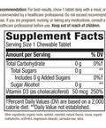 Nature'S Way Vitamin D3 Extra Strength, Sugar-Free, Chocolate Flavored, 90 Chewables