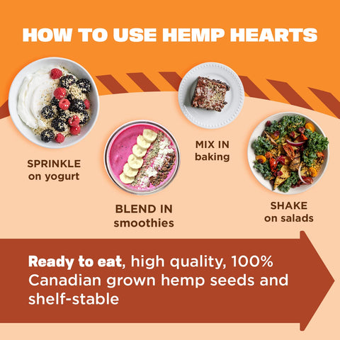 Manitoba Harvest Hemp Hearts, Shelled Hemp Seeds - 8oz, Pack of 2-10g Plant Protein & 12g Omega 3 & 6 per 30g serving - Easy to Digest with 9 Amino Acids - Gluten Free, Non-GMO Project Verified