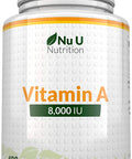 Vitamin A 8000 IU - High Strength Vitamin A Supplement, 400 Softgels 13 Month Supply - Supports The Maintenance of Normal Skin & Vision, Easy to Swallow