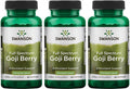Swanson Goji Berry "Wolfberry" Livery Kidney Eye Support 500 Milligrams 60 Capsules (3 Pack)