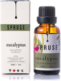 SPRUSE Eucalyptus Essential Oil - 30ml - 100% Natural Undiluted