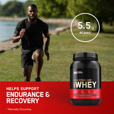 Optimum Nutrition (On) Gold Standard 100% Whey Protein Powder For Muscle Support & Recovery Primary Source Whey Protein Isolate Vanilla Ice Cream 10 Lbs