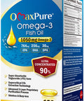 Labo Nutrition Omaxpure Omega 3 Fish Oil 1125Mg Omega-3 With Dha & Epa 120 Count Pharmaceutical Grade Better Absorbed Supercritical Co2 Extracted Rtg Form For Heart Joint Brain & Immune Health