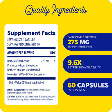 Enzymedica Berberine Phytosome 60 Capsules