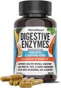 FarmHaven Digestive Enzymes Capsules Digestion Supplements with Probiotics for Bloating Bloat Gas Relief Digest Aid Enzyme Supplement to Boost Gut Health Supplements for Digestive Health