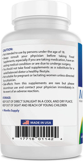 Best Naturals Taurine 1000 mg 250 Tablets - Supports Eye Health Healthy Cellular Activity & Cardiovascular Health