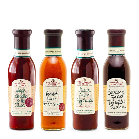Stonewall Kitchen 4 Piece Our Sweet Grille Sauce Collection