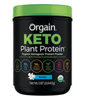 Orgain Keto PlantBased Protein Powder Vanilla Keto Friendly Organic Vegan Gluten Organic Prebiotic Fiber 0.97 Pound Keto Collagen Protein Powder with MCT Oil Chocolate 0.88 Pound