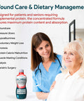 ProHeal Liquid Protein Supplement 2 Pack Advanced Wound Care Formula 15g Protein and 100 Calories per Serving Collagen and Whey Lactose Soy Gluten and Sugar Free 30 oz Cherry