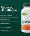 Fresh Nutrition Glutathione Supplement Capsule Strongest DNA Verified Glutathione Reduced Vegan Friendly Non GMO Gluten & Soy Free