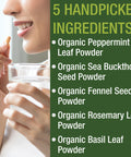 Usda Organic Ibs Capsules For Relief, Ingestion, Bloating, Gas. Irritable Bowel Supplement With 5 Handpicked Organic Ingredients