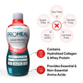 ProHeal Liquid Protein Supplement 2 Pack Advanced Wound Care Formula 15g Protein and 100 Calories per Serving Collagen and Whey Lactose Soy Gluten and Sugar Free 30 oz Cherry