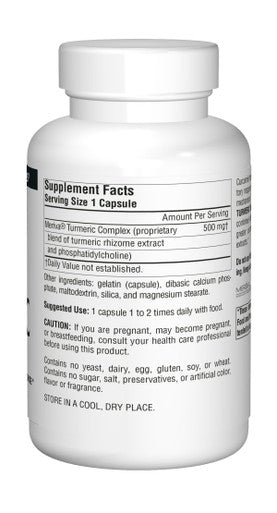 Turmeric with Meriva 500mg For Healthy Inflammatory Response - 120 Capsules