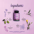 Menopause Support VegaveroÃƒâ€šÃ‚Â® | 100% Natural | 120 Vegan Capsules | Without Soy | Evening Primrose, Sage, Lemon Balm, Chamomile and Hops | Hot Flushes & Night Sweats Relief Supplement