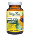 MegaFood One Daily Iron Free Multivitamin - Multivitamin For Women And Men - With Real Food - Immune Support Supplement - Bone Health - Energy Metabolism - Vegetarian; Non-Gmo; No Iron - 90 Tablets