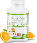 BariSlim Complete Chewable Bariatric Multivitamin Tablets 45 mg Iron Bariatric Vitamin and Supplement for Post Bariatric Surgery Including Gastric Bypass and Sleeve Delicious and Convenient Orange