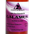 Calamus Essential Oil Organic Aromatherapy Therapeutic Grade 100% Pure Natural 4 oz, 118 ml