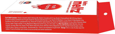 Nutrameltz Multivitamin | Improves normal growth & development | 60 Melting Tablets | Mixed Berry Flavour