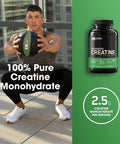 Optimum Nutrition Unflavored Creatine Monohydrate 100 Capsules Bundled With Hmb 90 Capsules