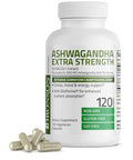 Bronson Ashwagandha Extra Strength Stress & Mood Support With Bioperine - Non Gmo Formula, 120 Vegetarian Capsules