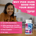 1200Mg Liposomal Nad+ Supplement, Ultra Purity Actual Nad Supplement, Enhanced Absorption, Boosting Nad+, Age Defense, Energy, Metabolic Repair, Optimal Nad Supplement, 60 Softgels