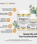 Colostrum By California Gold Nutrition - Concentrated Bovine Pre-Milk Supplement Featuring Immunoglobulins - Immune Support - Gluten Free, Non-Gmo, No Antibiotics - 240 Veggie Capsules