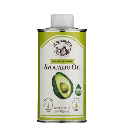 La Tourangelle Avocado Oil 16.9 Fl Oz, All-Natural, Artisanal, Great for Salads, Fruit, Fish or Vegetables, Buttery Flavor