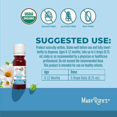 Maryruth's Organics Baby Probiotic Drops 30 Servings