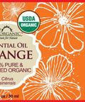 US Organic 100% Pure Sweet Orange Essential Oil - USDA Certified Organic - 30 ml Pack of 2 - w/Improved caps and droppers (More Size Variations Available)