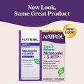 Natrol Melatonin 5-Htp Time Release Sleep Aid Triple Action Formula Calm The Mind Fall Asleep Faster And Stay Asleep Longer 60 Bi-Layer Tablets Up To A 60 Day Supply