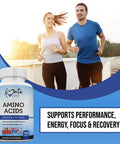 Amino Acids Supplement Post Workout Enhancer Essential Amino Energy to Support Muscle Recovery Advanced Energy Booster Non-GMO Formula 100 Tablets Made in USA by Amate Life