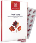 Healthspan Vein Vine 360mg | 90 Tablets | Red Vine Leaf Extract | Added Vitamins B1 & C | Vegan