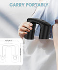 Massage Gun Deep Tissue, Handheld Massager For Muscle Relaxation, Pain Relief, Portable Body Massager Belt With 5 Vibration Levels, Easy To Use, Lightweight & Quiet - Black