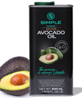 Simple Foods Avocado Oil - 100% Pure, Non-GMO, High Smoke Point, Mild Flavor