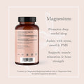 Magnesium Glycinate Supplement for Women - 200mg Chelated for Maximum Absorption Ãƒâ€šÃ¢â‚¬â€œ Supports Sleep, Mood, PMS, Stress Relief, Muscle Cramps & Tension - Non-GMO, Gluten Free - 120 Vegan Capsules