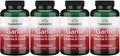Swanson Garlic with Vitamin E Hawthorn Berry & Cayenne 120 Capsules (4 Pack)