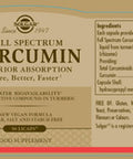 Solgar Full Spectrum Curcumin - 90 Licaps - Superior Absorption - Brain Joint & Immune Health - Non-Gmo Vegan Gluten Free Dairy Free - 90 Servings