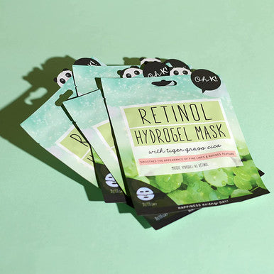 Oh K Retinol Hydrogel Facial Sheet Mask, Anti Ageing and Firming, Contains Retinol and Vitamin A, Vegan and Cruelty Free, 42g