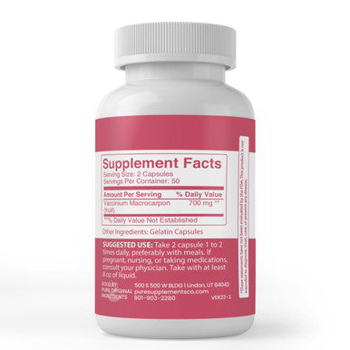 PURE ORIGINAL INGREDIENTS Cranberry Extract, (100 Capsules) Always Pure, No Additives Or Fillers, Lab Verified